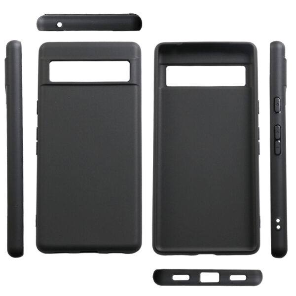 For Google Pixel 7a Slim TPU Phone Case Matte Black - Image 3