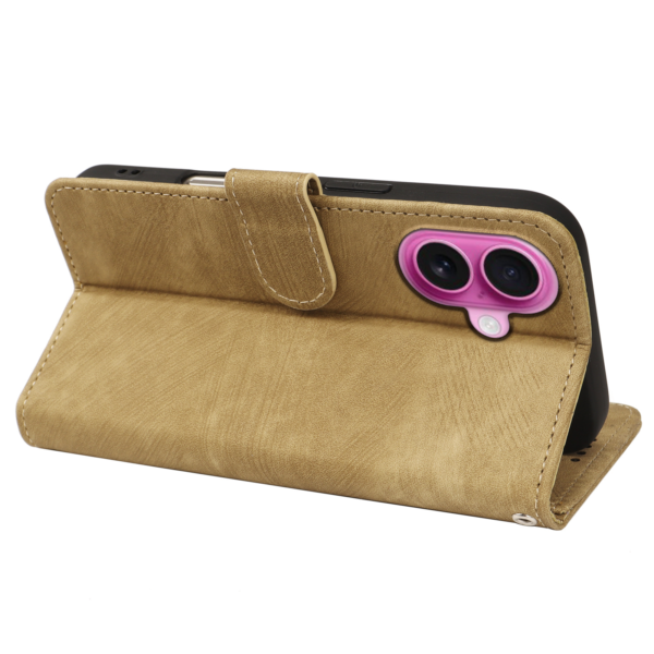 Flip Case Wallet Phone Case for iPhone 16E PU Leather - Image 5