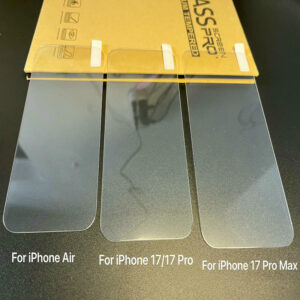 Clear Glass Screenprotectors for iPhone 17 Pro Max
